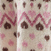 Mädchen Strickleggings mit Norwegermuster