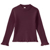 Mädchen Pullover mit Ajour-Muster