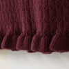 Mädchen Pullover mit Ajour-Muster