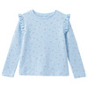 Mädchen Sweatshirt mit Rüschen