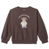 Kinder Sweatshirt mit Bären-Print dunkelbraun