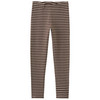 Kinder Leggings mit Rippstruktur dunkelbraun