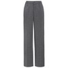 Damen Wide-Leg-Hose in Melange-Optik