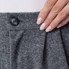 Damen Wide-Leg-Hose in Melange-Optik