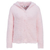Damesvest met capuchon roze