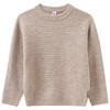Jungen Strickpullover in Melange-Optik
