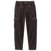 Jungen Cordhose im Cargo-Style dunkelbraun