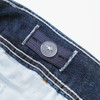 Jongensjeans met wijd been van raw denim