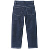 Jongensjeans met wijd been van raw denim