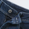 Jongensjeans met wijd been van raw denim