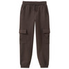 Jungen Jogginghose im Cargo-Style dunkelbraun