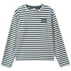 Jungen Langarmshirt mit Streifen dunkelblau