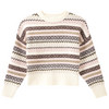 Mädchen Strickpullover mit Norwegermuster