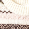 Mädchen Strickpullover mit Norwegermuster