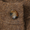 Mädchen Strickweste mit Knopfleiste