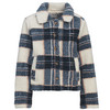 Damen Teddyjacke mit Karo-Muster