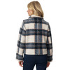 Damen Teddyjacke mit Karo-Muster