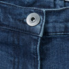 Mädchen Wide-Leg-Jeans mit verstellbarem Bund