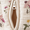 Baby-slaapzak van mousseline met bloemenprint