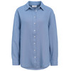 Damesblouse van mousseline in effen kleur