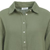 Damesblouse van mousseline in effen kleur