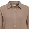 Damen Musselin-Bluse unifarben
