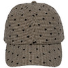 Damen Kappe mit Karo-Muster