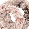 2 Damen Rundschals mit floralem Muster