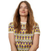 Damen Strickpullover kurzarm