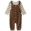 Newborn Set mit Shirt und Latzhose