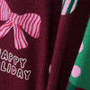 Baby Weihnachtsschlafanzug mit Allover-Print