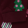 Mädchen Weihnachtsschlafanzug mit Prints