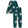 Jungen Weihnachtsschlafanzug mit Print