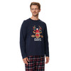 Herren Weihnachtsschlafanzug mit Print