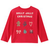 Baby Weihnachtsschlafanzug mit Print