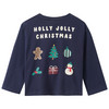 Baby Weihnachtsschlafanzug mit Print