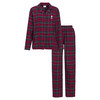 Kerstpyjama voor dames met borduursel