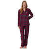 Kerstpyjama voor dames met borduursel