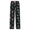 Damen Weihnachtsschlafanzug mit Hunde-Prints