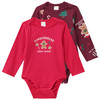 2 Baby Weihnachtsbodys im Set