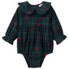 Baby Weihnachtsbody mit Stickerei