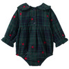 Baby Weihnachtsbody mit Stickerei