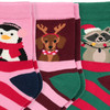 3 Paar Mädchen Weihnachtssocken im Set