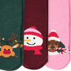 3 Paar Mädchen Weihnachtssocken im Set