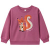 Mädchen Sweatshirt mit Wendepailletten beere