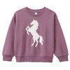 Mädchen Sweatshirt mit Wendepailletten lila
