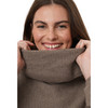 Damen Woll-Pullover mit Rollkragen