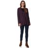 Damen Woll-Pullover mit V-Ausschnitt