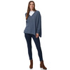 Damen Woll-Pullover mit V-Ausschnitt