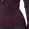 Damen Strickpullover in Wickel-Optik